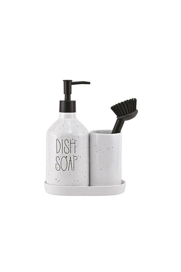 Perotti Sabunluk Fırçalı Set Sapone Beyaz 16747