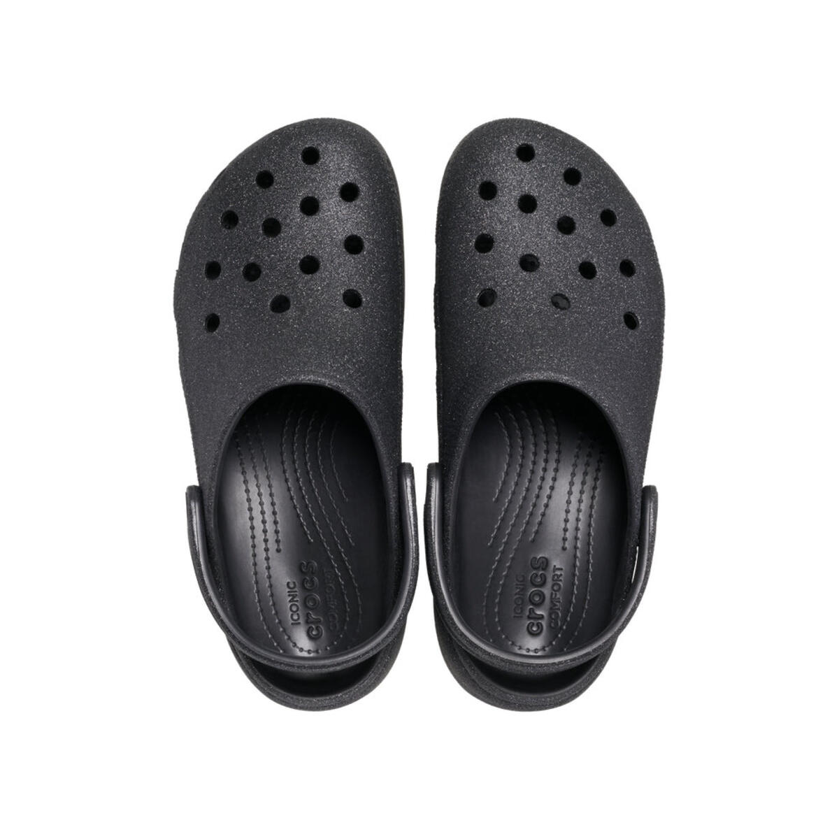 Crocs Classic Platform Glitter Clog 207241_001 Black