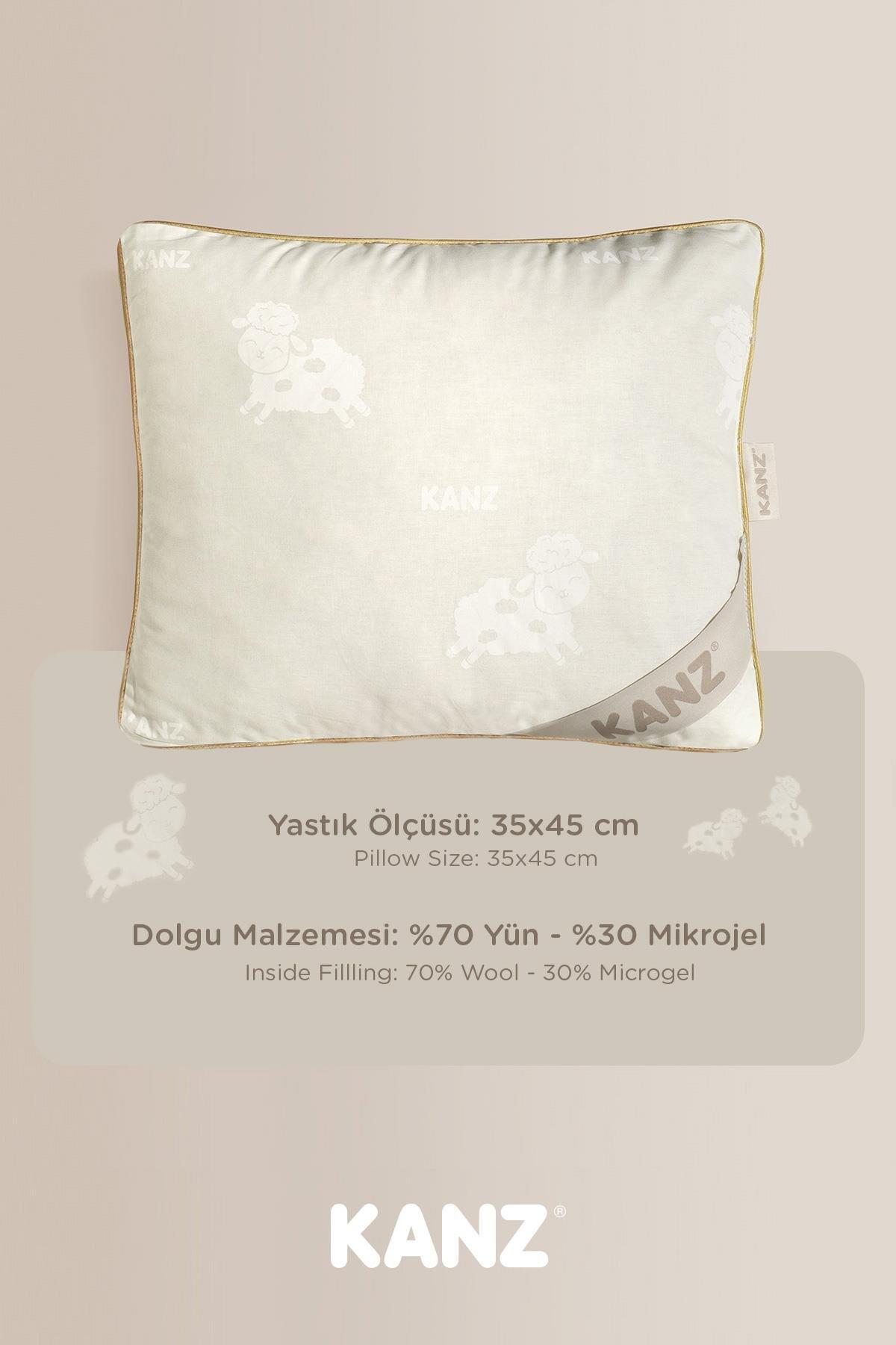 Kanz Yastık Bebek Yün Dolgulu 35X45 (Knz-031)