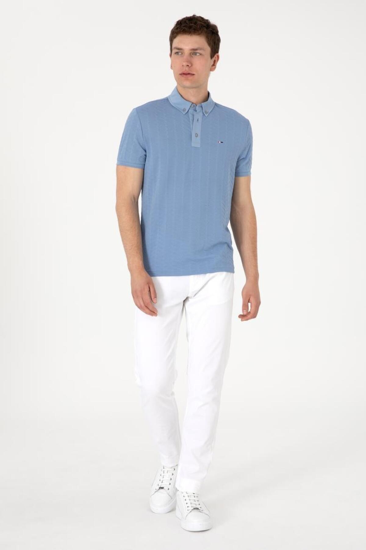 U.S Polo Assn. Tişört 2105937 G081SZ011 Mavi
