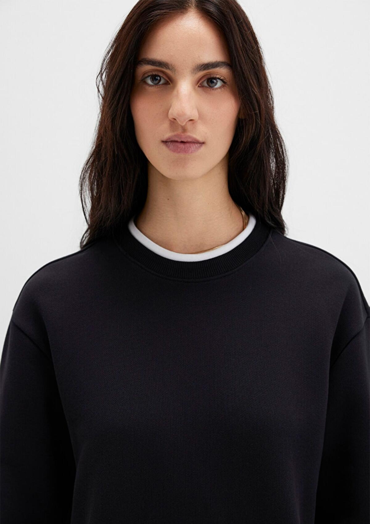 Mavi Sweatshirt M1S10435-900 Siyah