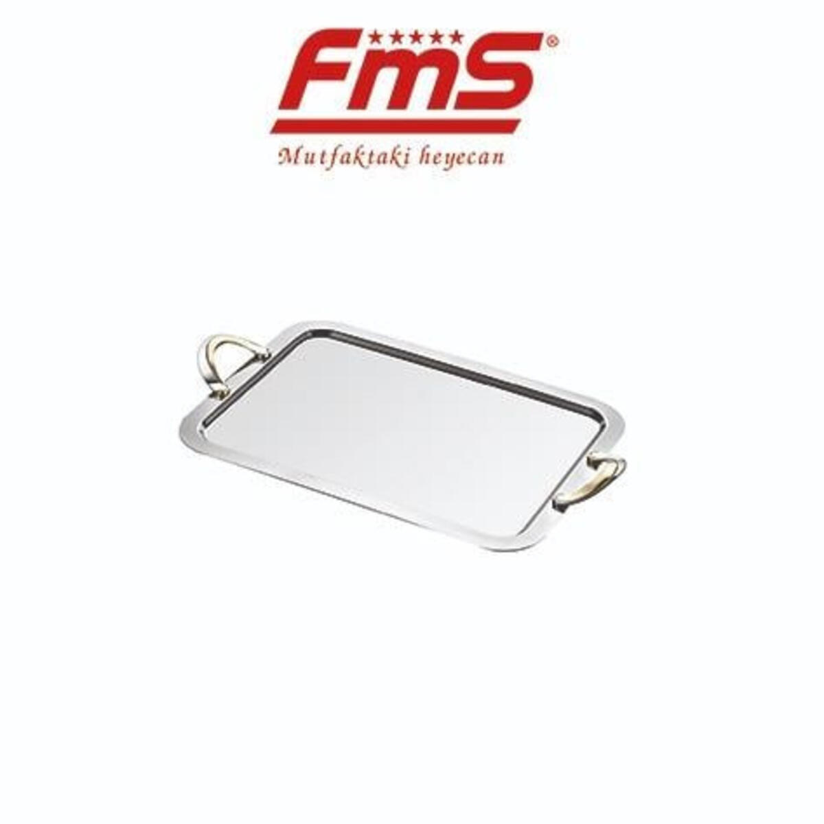 Fms Tepsi Çelik Lüx Orta Boy 9003