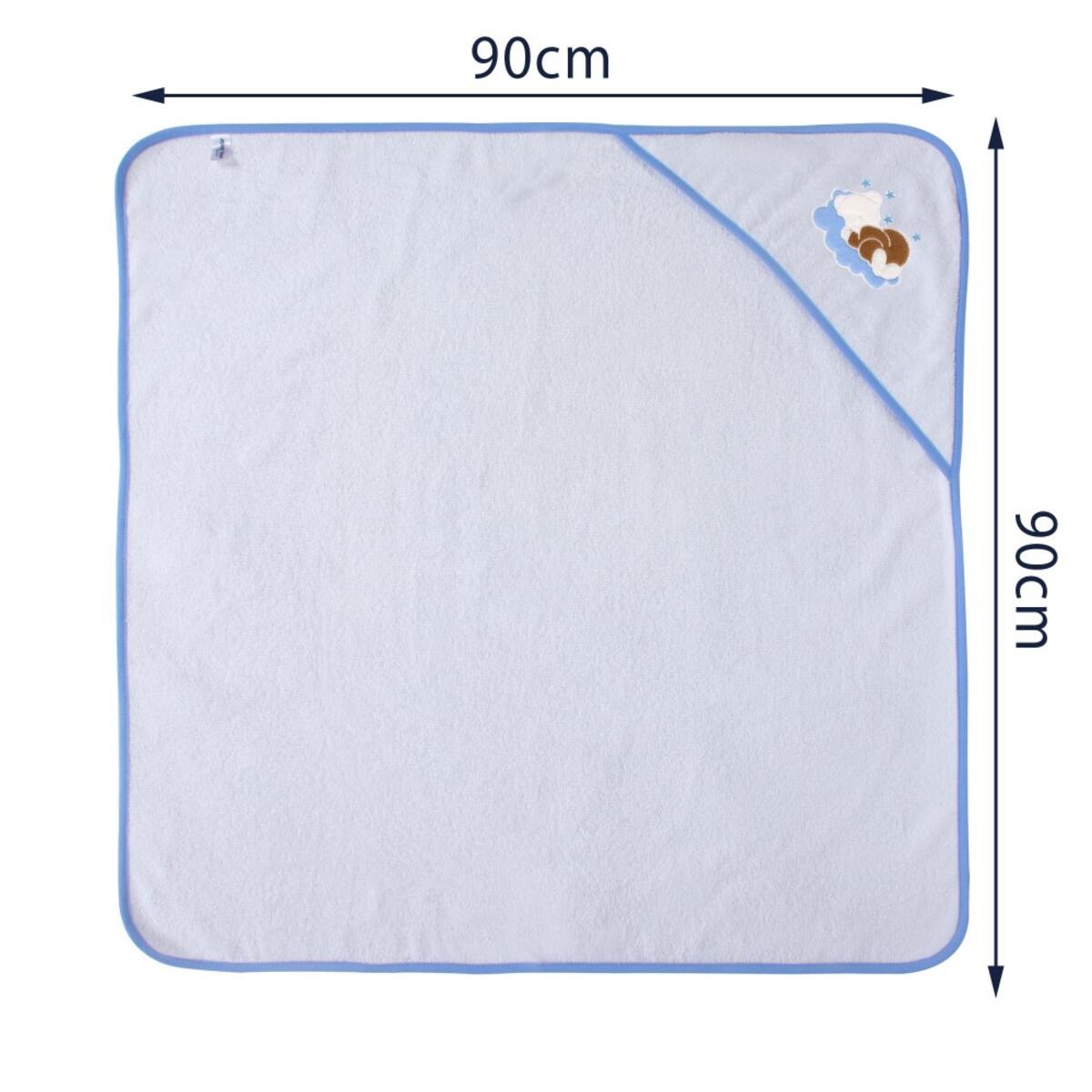 Sevi Bebek Banyo Havlusu 90*90Cm 89-1 Mavi Sevi Bebek Banyo Havlusu 90*90Cm 89-1 Mavi