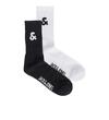 Jack&Jones Çorap 12241171 Siyah-Beyaz One Size