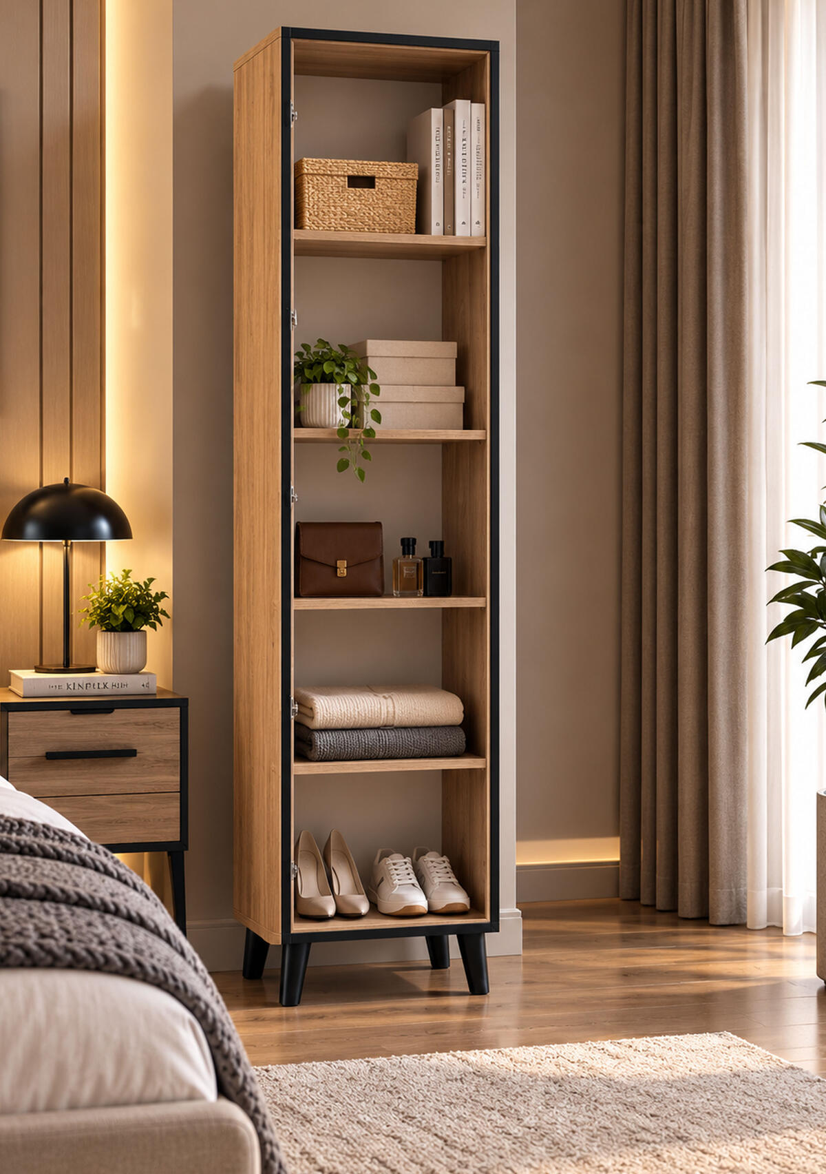 Chancolye Elbise Dolabı 1 Kapaklı Nova