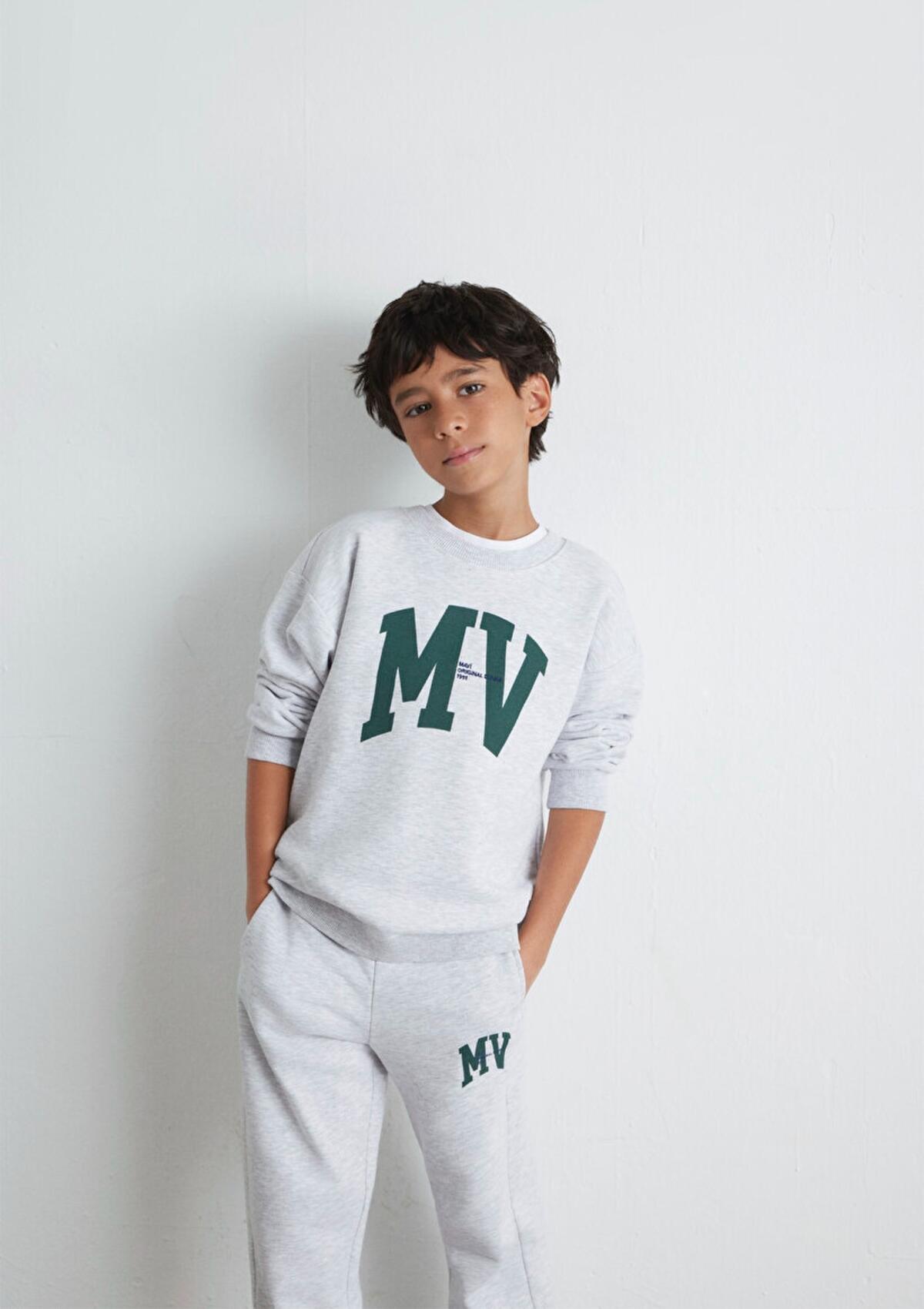 Mavi Sweatshirt Erkek Çocuk M6S10054-88467 Gri