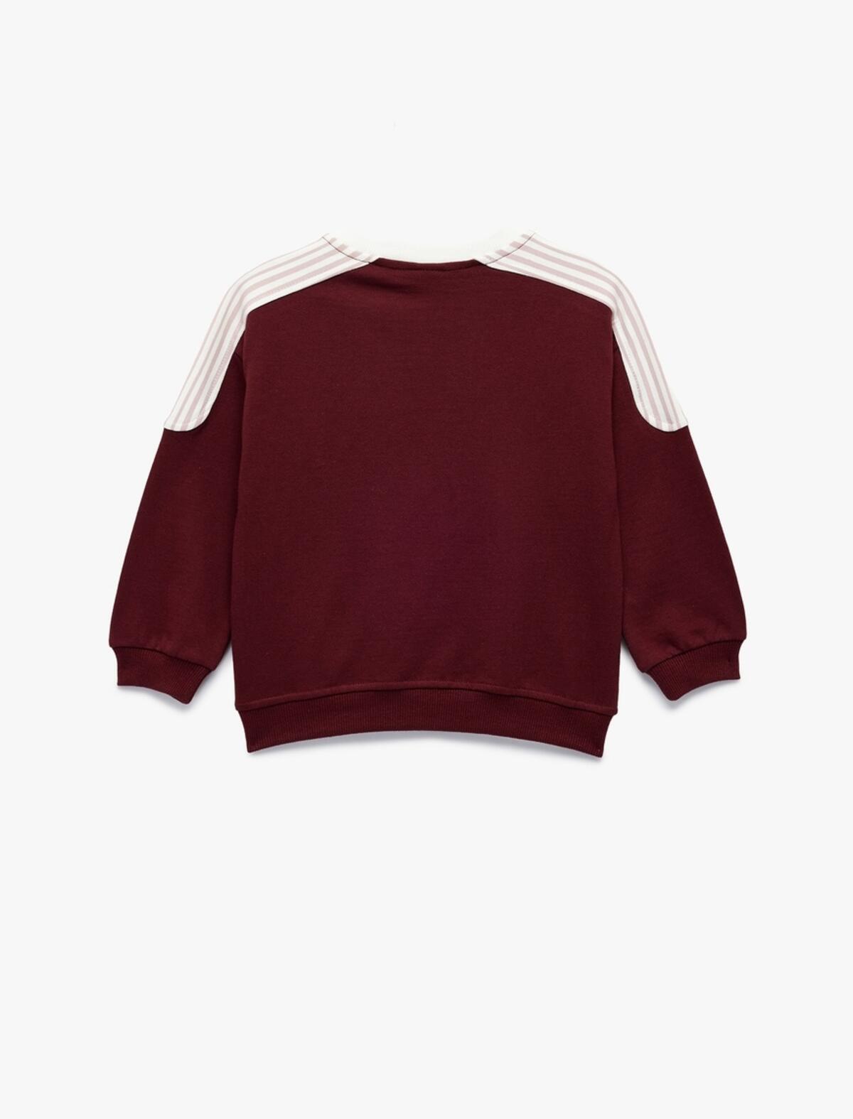 Koton Sweatshirt Kız Bebek 6WMG10084AK Bordo