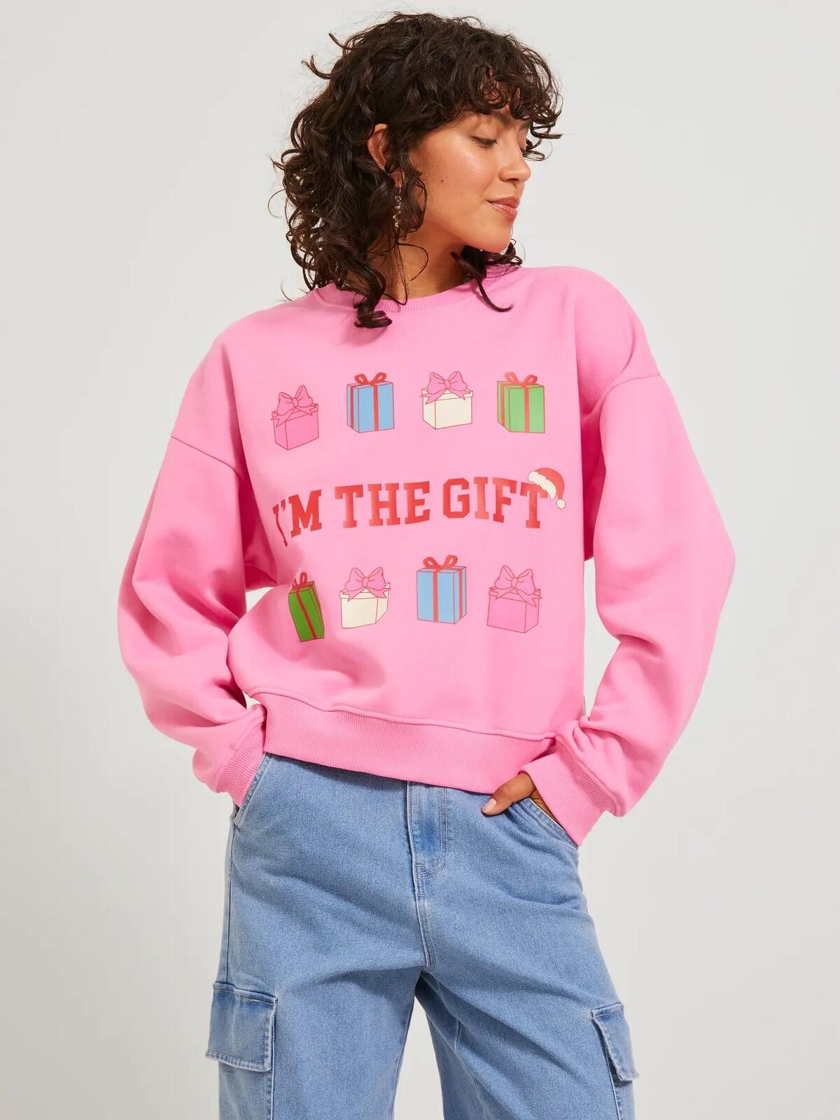 Jjxx Sweatshirt 12250198 Pembe