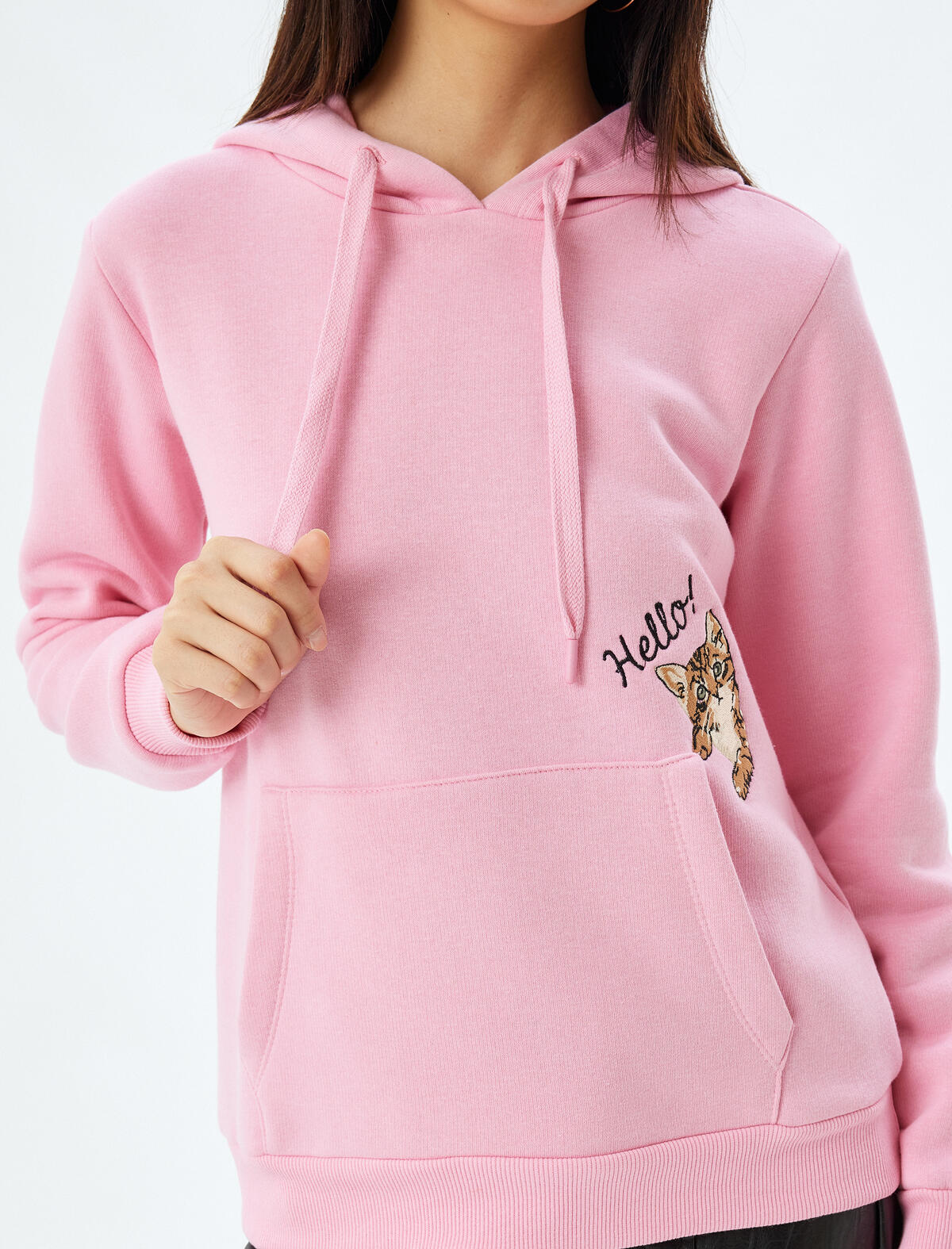 Koton Sweatshirt 5WAL10207IK Pembe