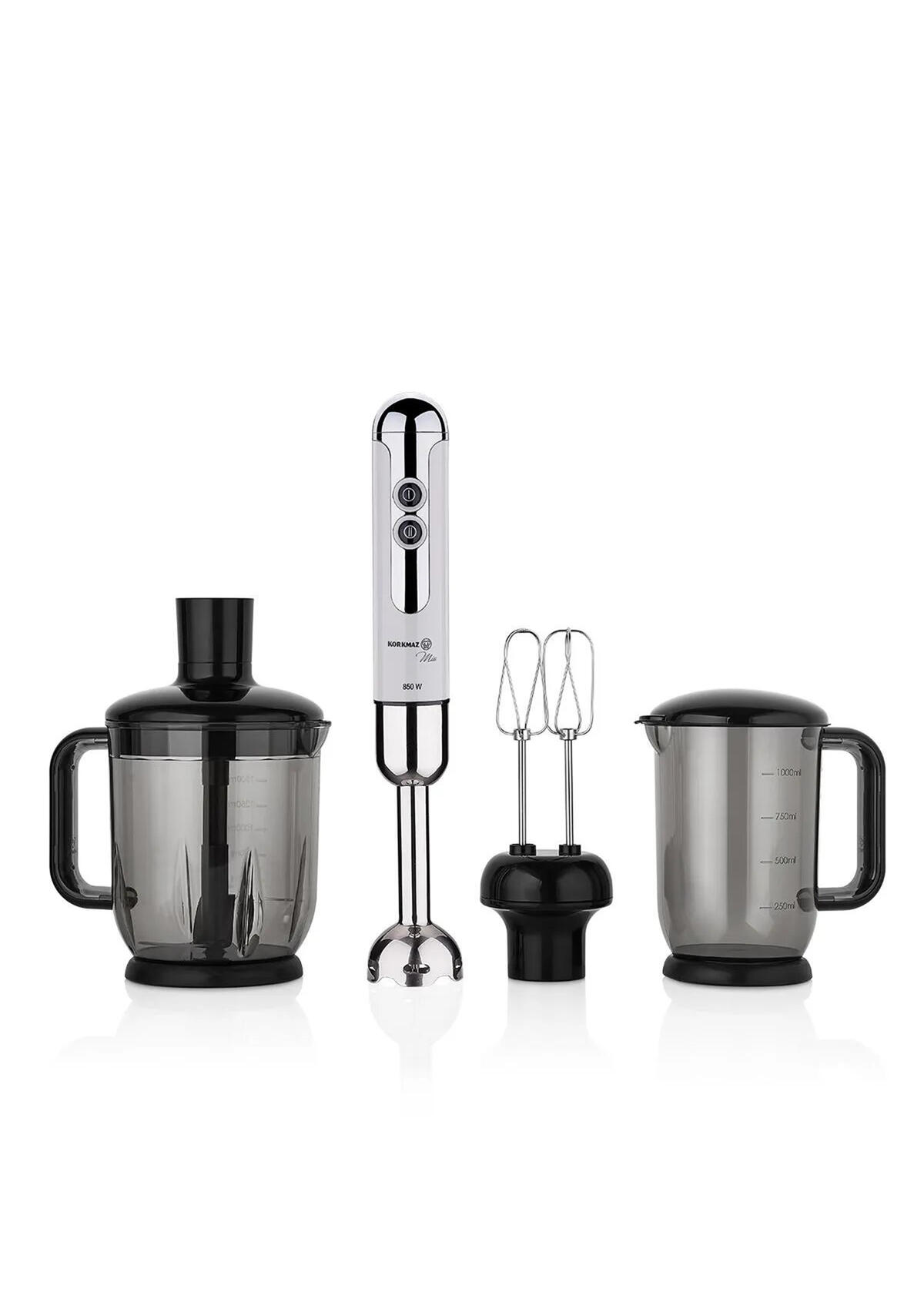 Korkmaz Blender Seti Mia Mega A447-14 Vanilya