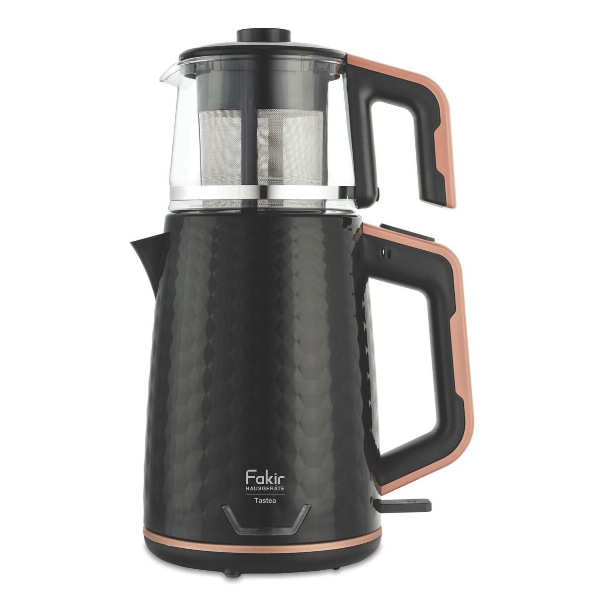 Fakir Çay Makinesi Tastea Siyah/Rose