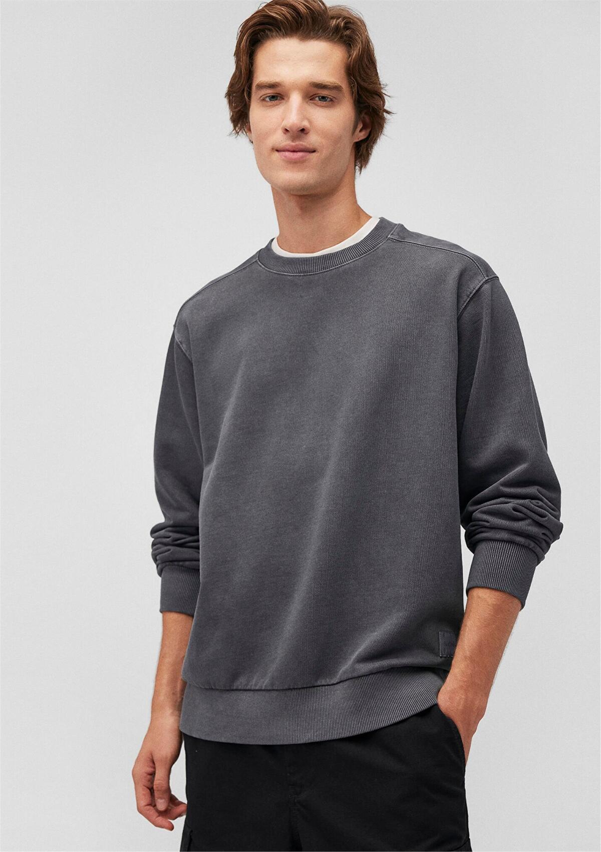 Mavi Sweatshirt M0S10258-70088 Koyu Gri