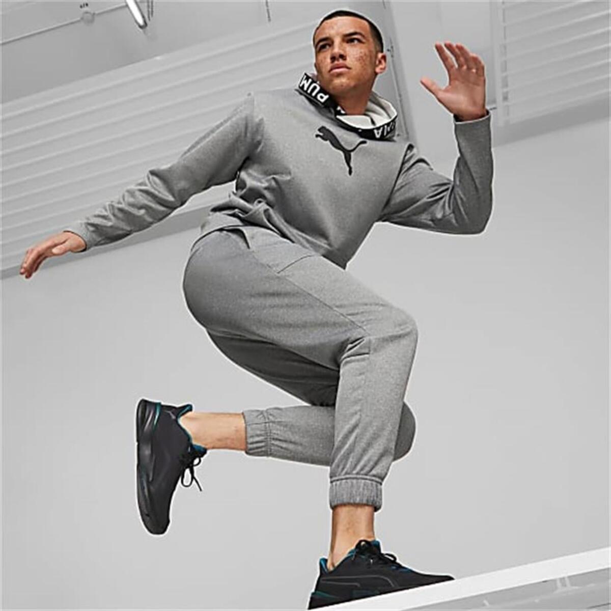 Puma Train Pwr Fleece Hoodie 520893_03 Gri