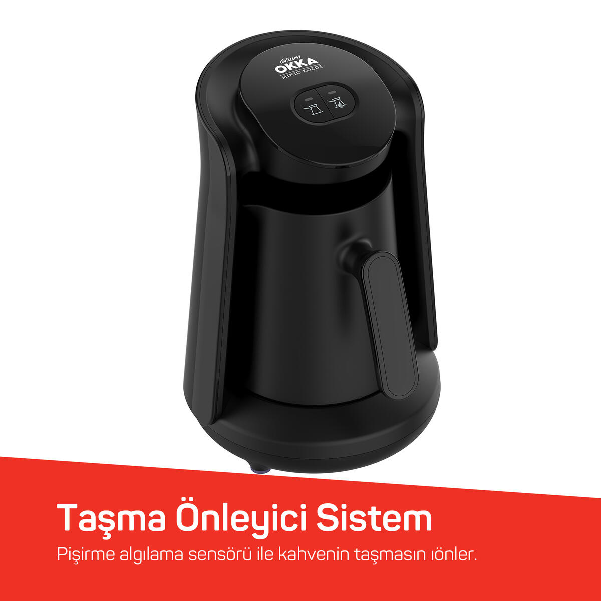 Arzum Kahve Makinesi Okka Minio Türk Ok0049-01 Siyah