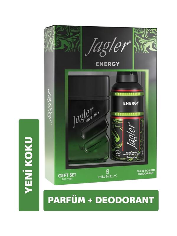Jagler Erkek Parfüm Seti Energy 90Ml Edt+150Ml Deo