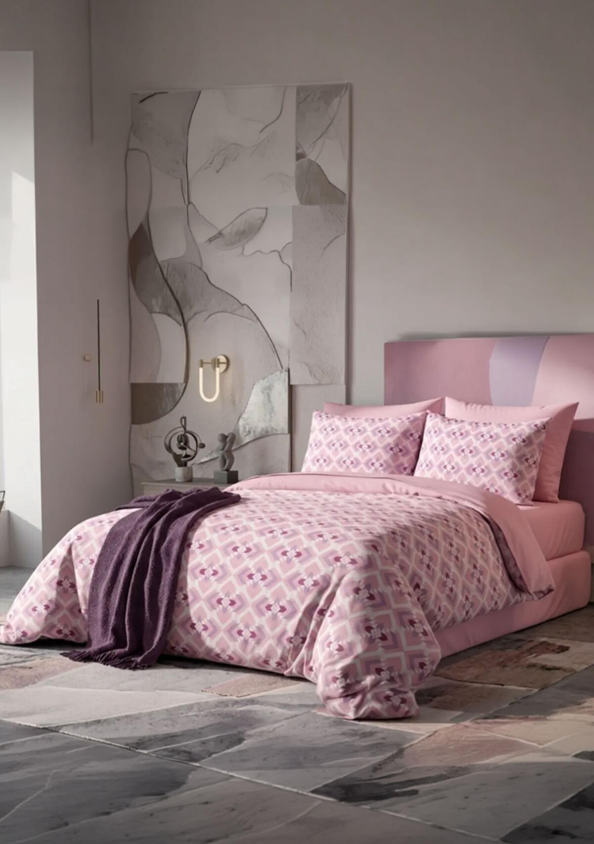 Kristal Nt Tk Terry Cotton Nostal Pembe