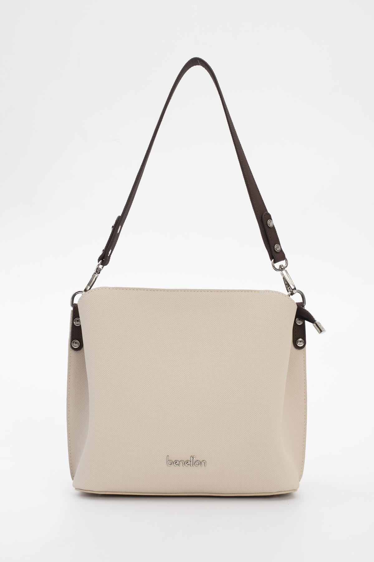 United Colors Of Benetton Kadın Kol Çantası BNT_1823 Bej-Kahve