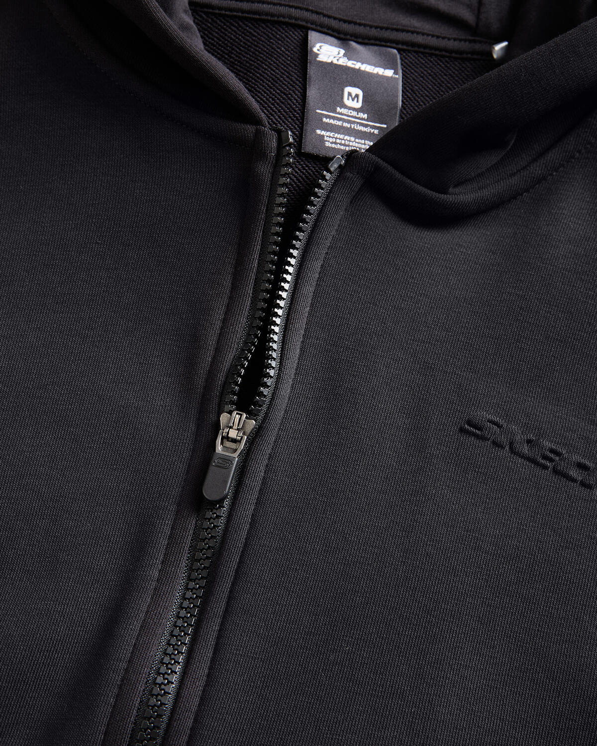 Skechers M Essential Full Zip Hoodie Sweatshirt S242112-001 Siyah