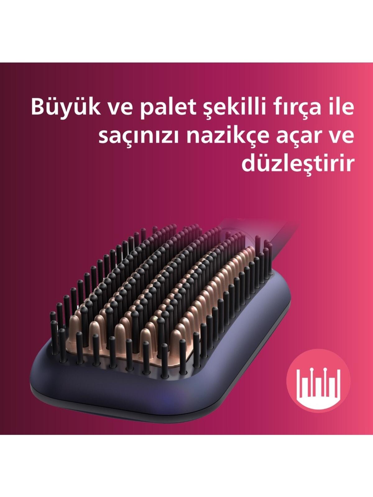 Philips Saç Düzleştirici Tarak Bhh885/00