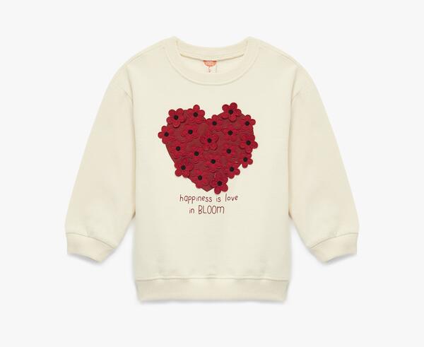 Koton Sweatshirt Kız Bebek 6WMG10095AK Bej