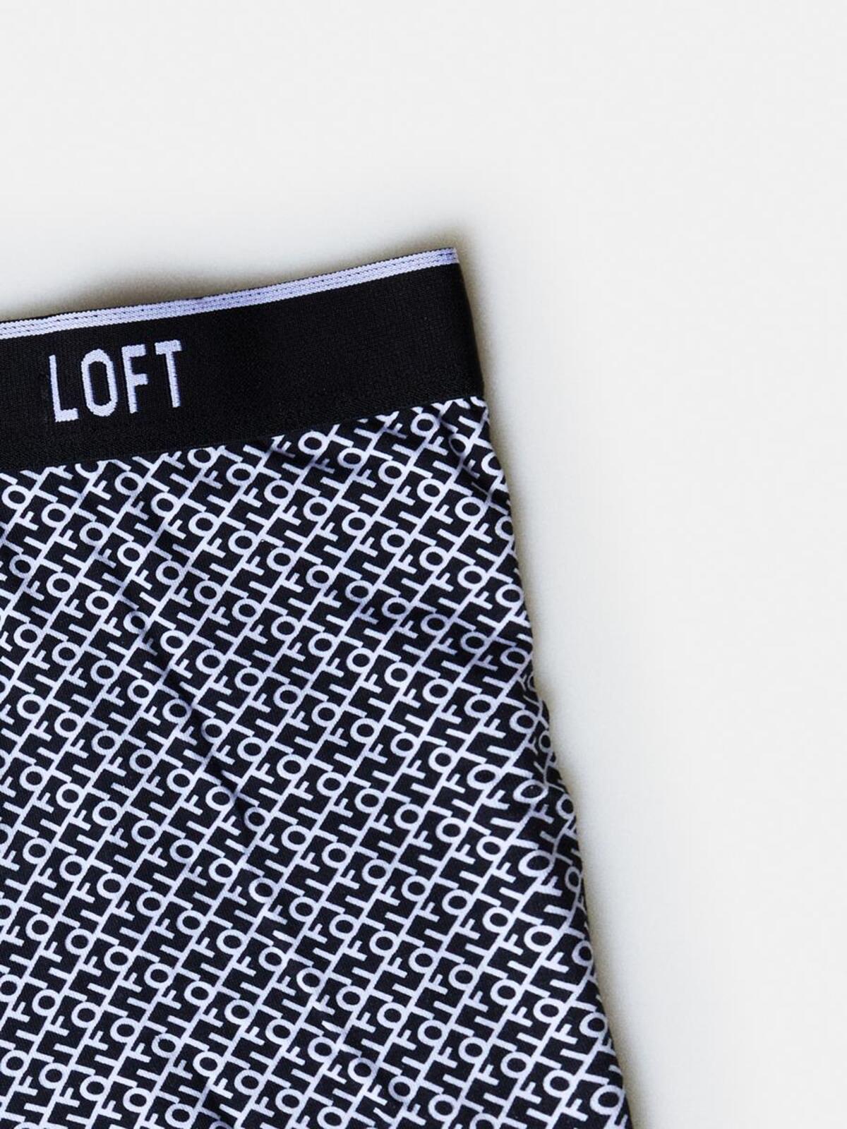 Loft Boxer LF2040066 Siyah-Beyaz