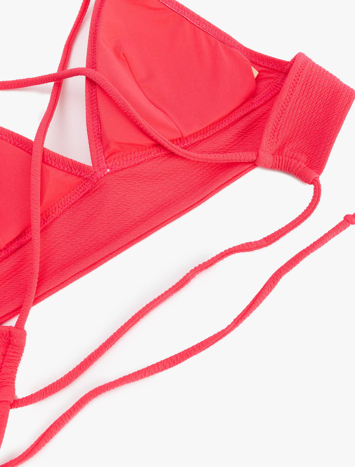 Koton Bikini Üstü 5SAK10015MM Fuşya