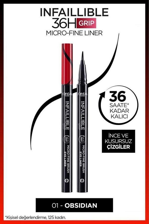 Loreal Paris Eyeliner İnfaillible Grip Micro Siyah