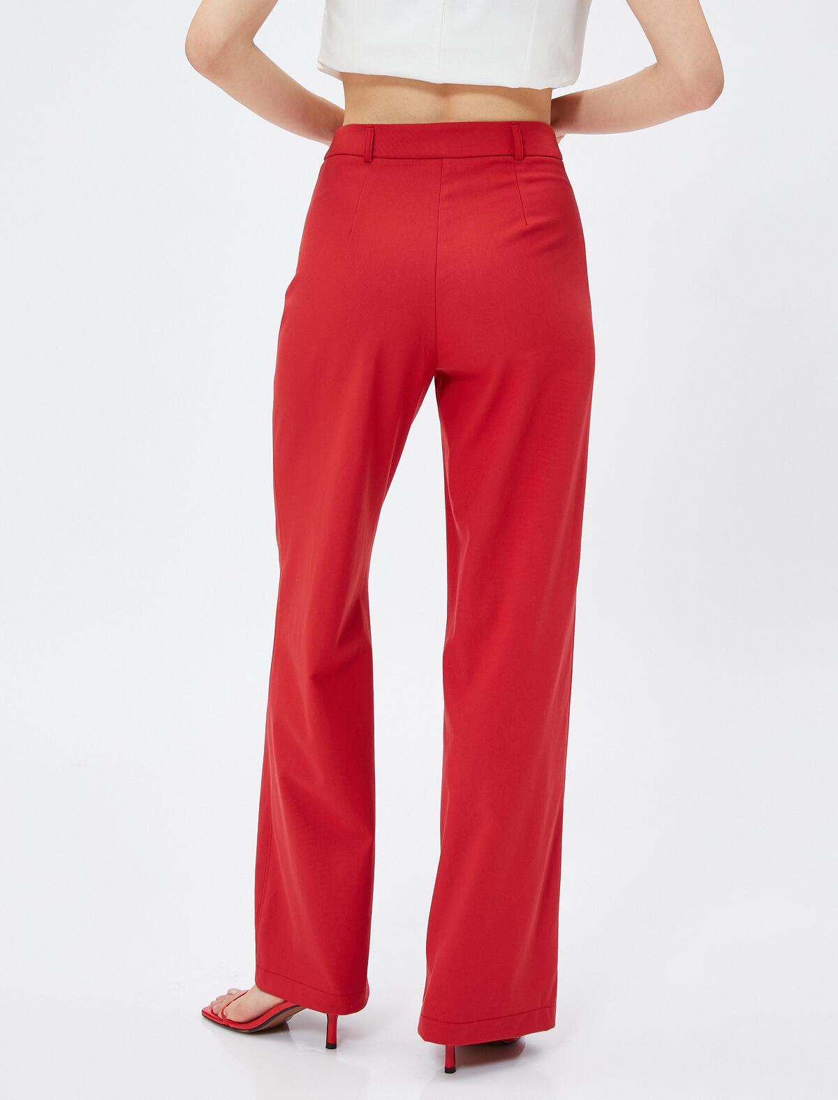 Koton Pantolon 3WAL40127IW Kırmızı