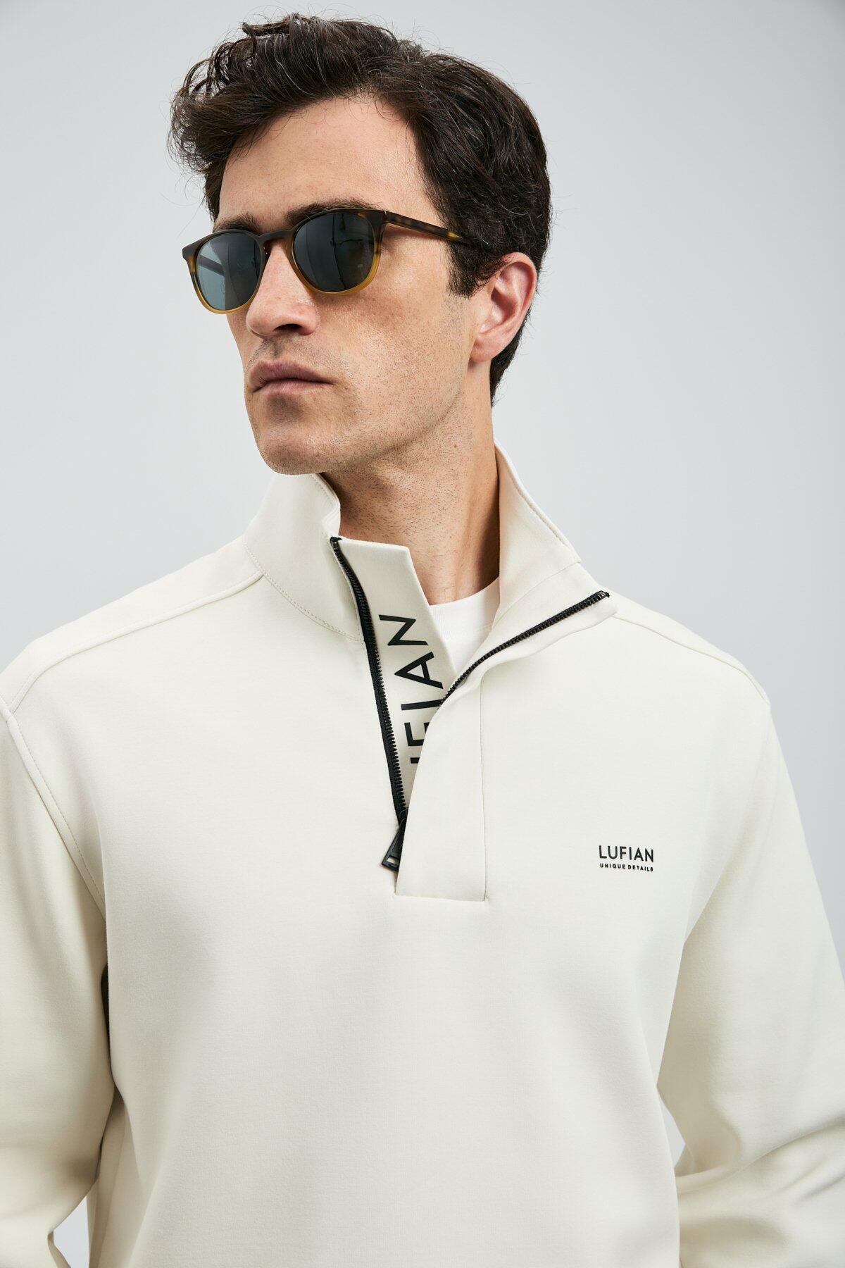 Lufıan Erkek Sweatshirt Wonder 112030185 Ekru