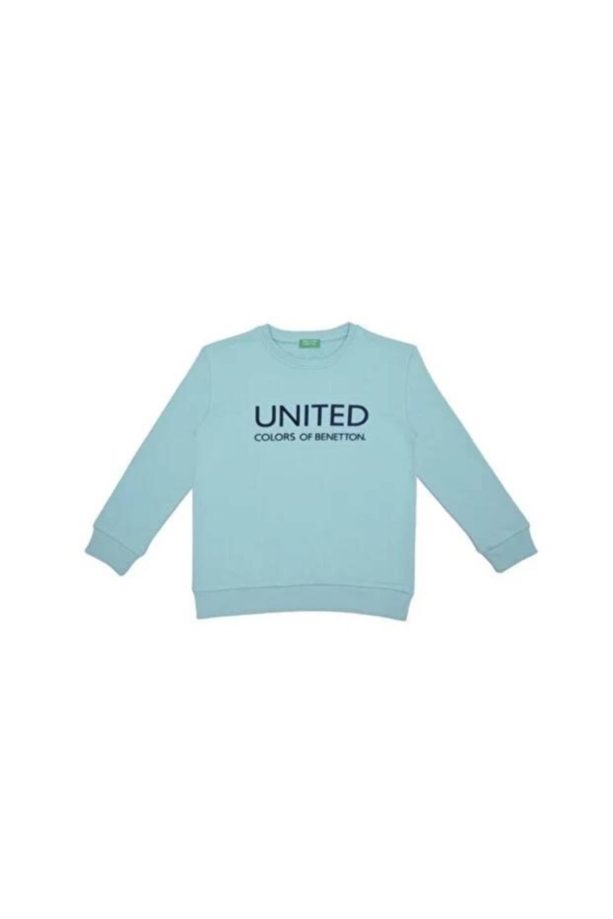 Benetton Sweatshirt BNT-B21877 16030 Turkuaz