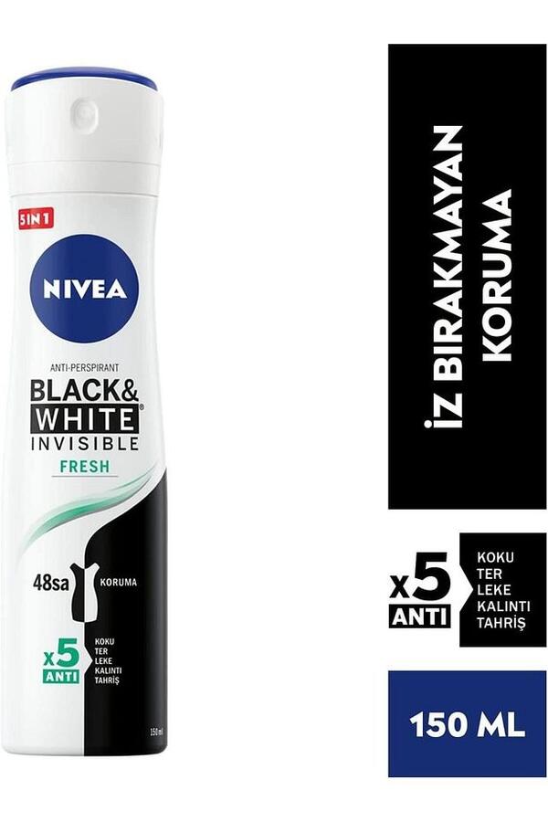 Nivea Kadın Deodorant Invisible Black&White Fresh 150Ml