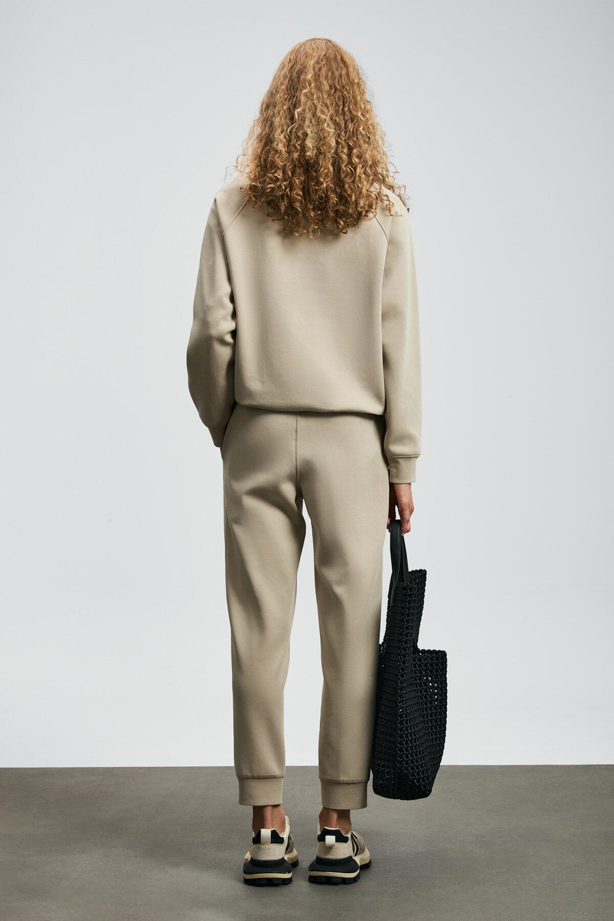 Lufıan Kadın Sweatshirt Angelına 122030019 Bej