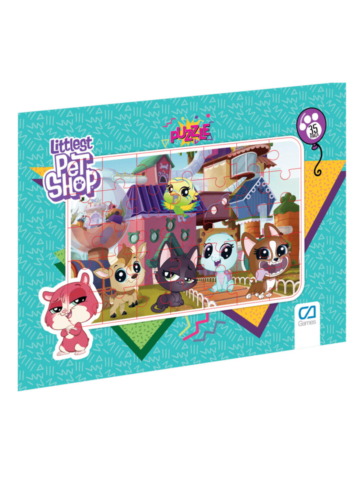 Ca Games Frame Puzzle 35 Parça Littlest Pet Shop CAFRM5018-5019