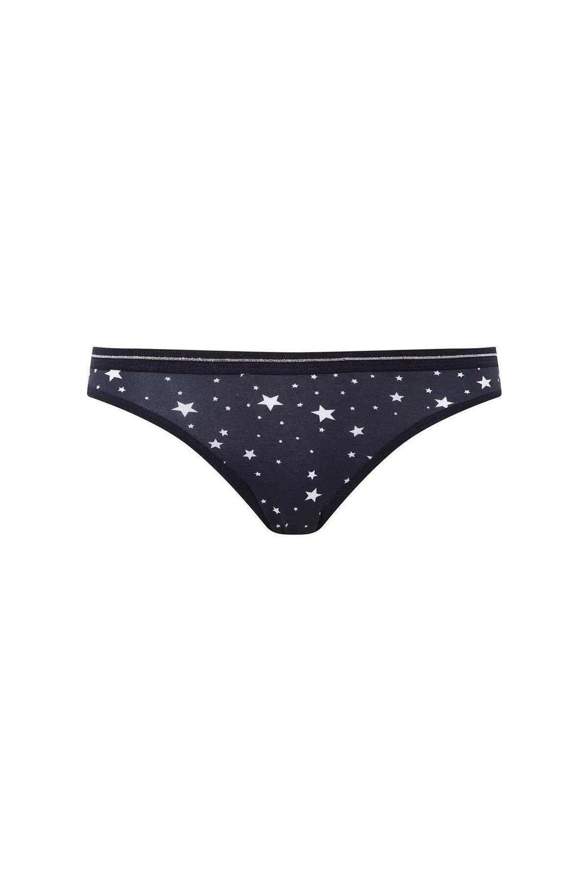 U.S Polo Assn. Kadın Slip 3Lü 66317 Kırmızı-Beyaz-Lacivert