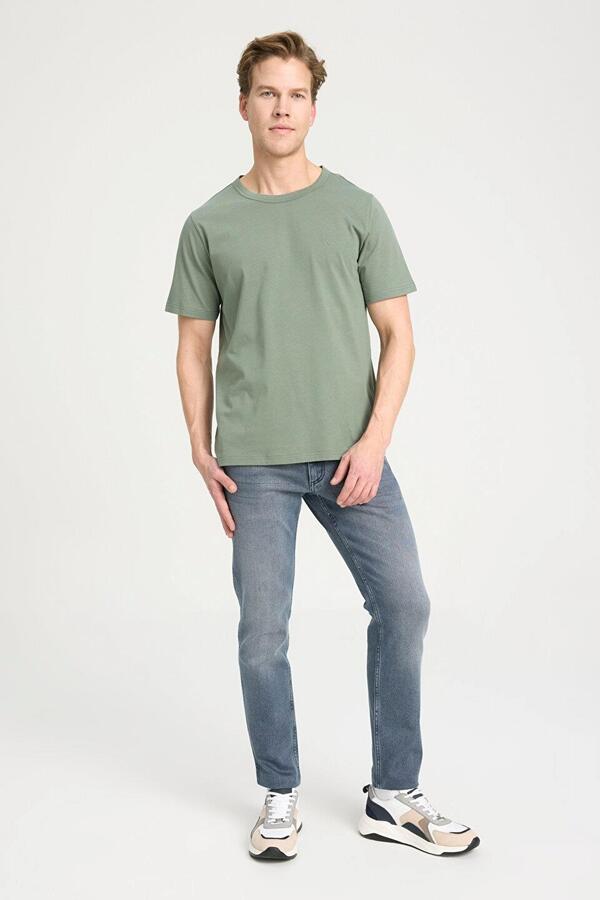 Wrangler Tişört W241575275 Yağ Yeşili