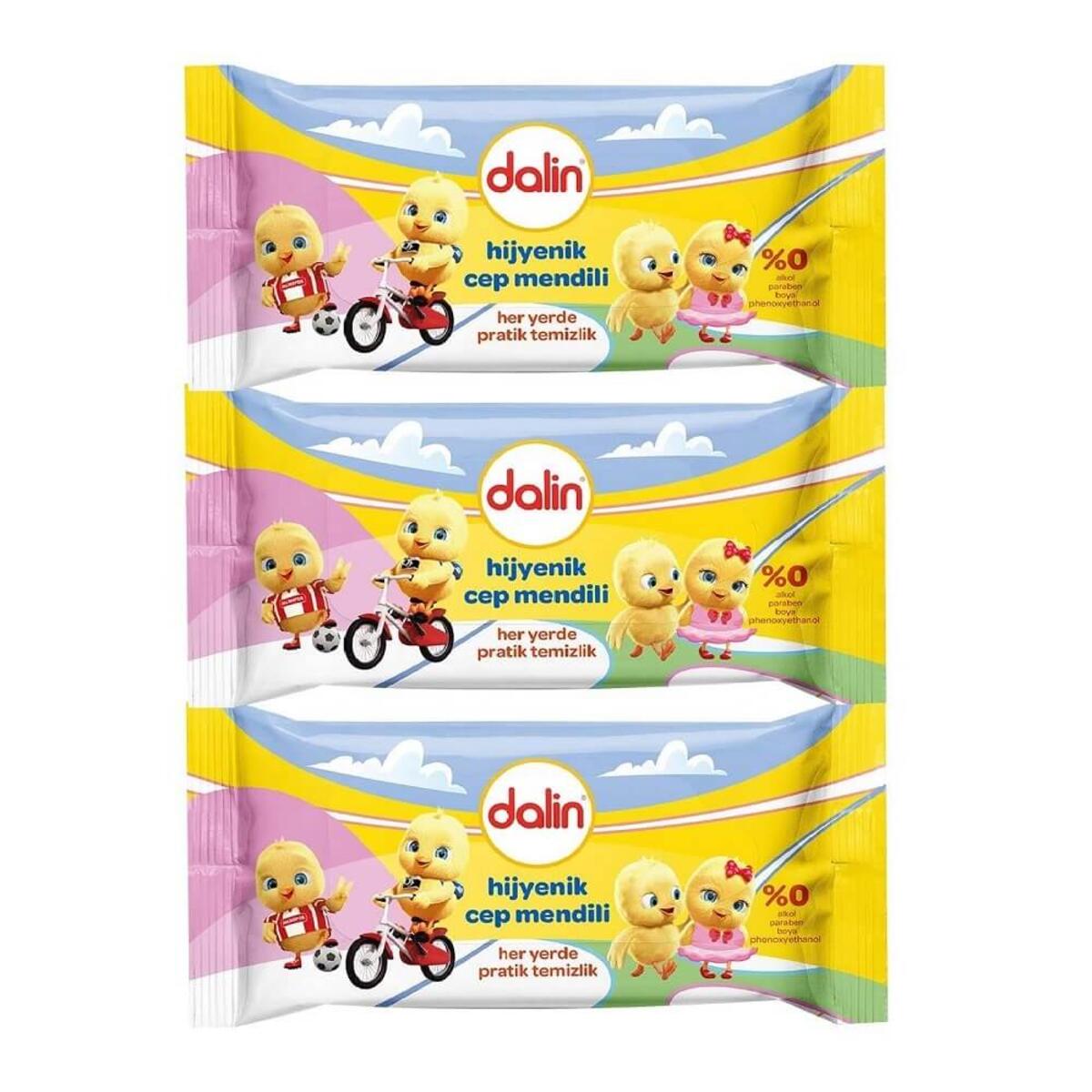 Dalin Cep Mendili 15Li x3 Hijyen