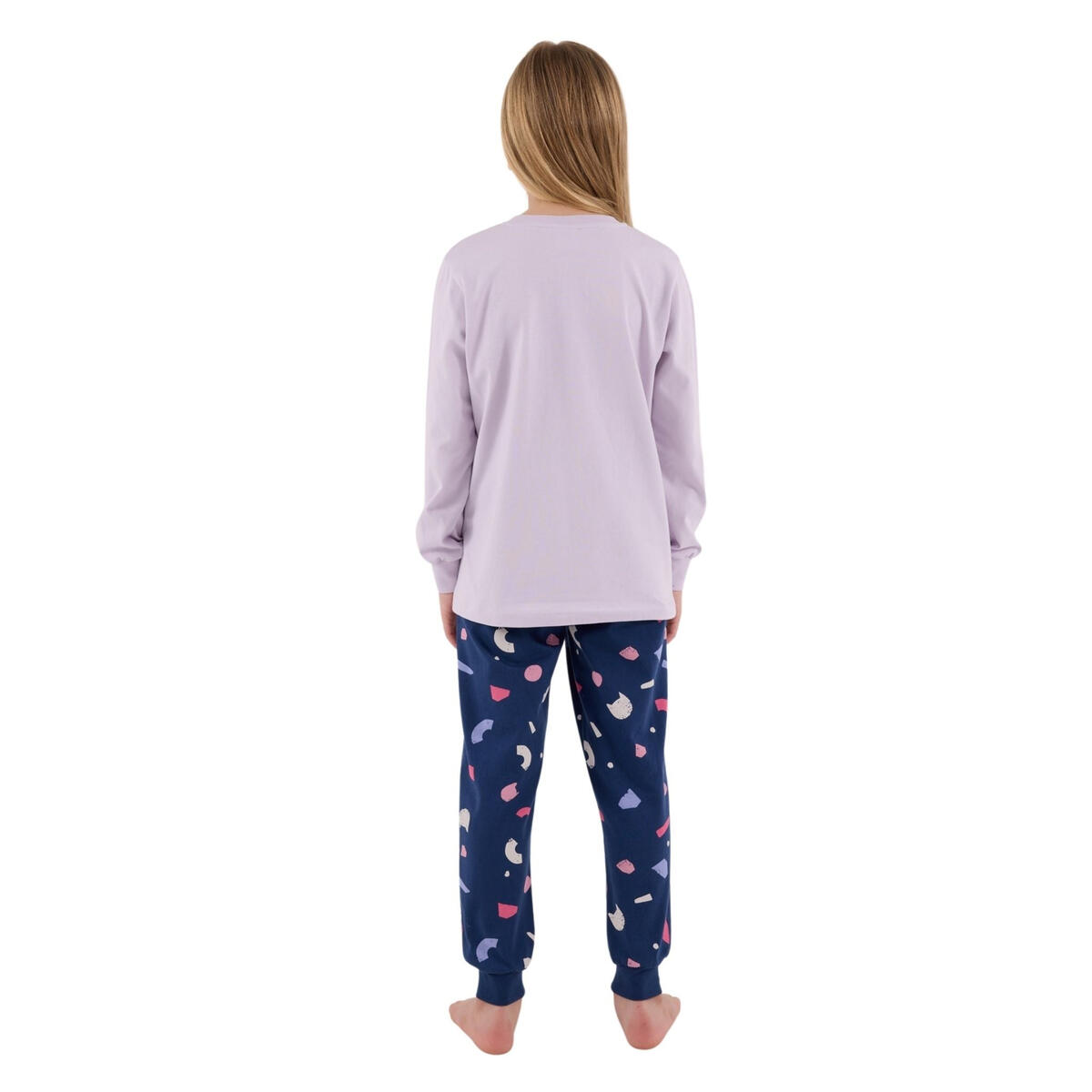 Rolypoly Pijama Takım Kız Çocuk RP3697-2 Açık İndigo