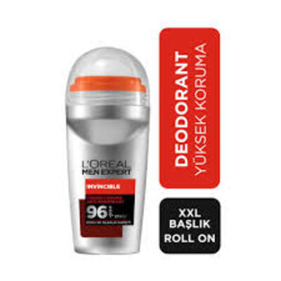 Loreal Men Expert Roll-On Invincible Koku Ve Islaklık 50Ml (Dy)