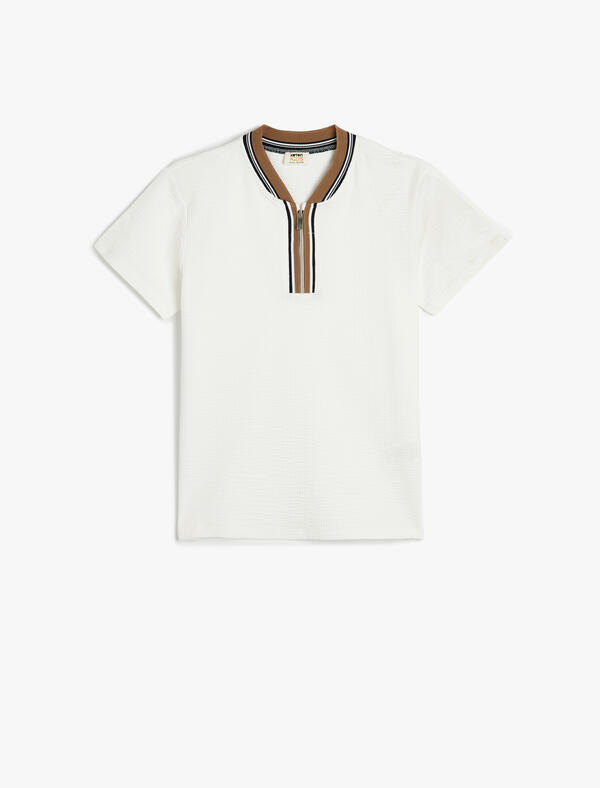 Koton Tişört Erkek Çocuk 5SKB10006TK Beyaz