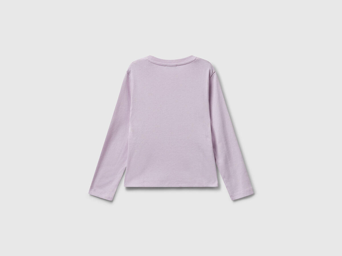 Benetton Tişört Kız Bebek BNT-BG 3I9WG10JS-25K Lila