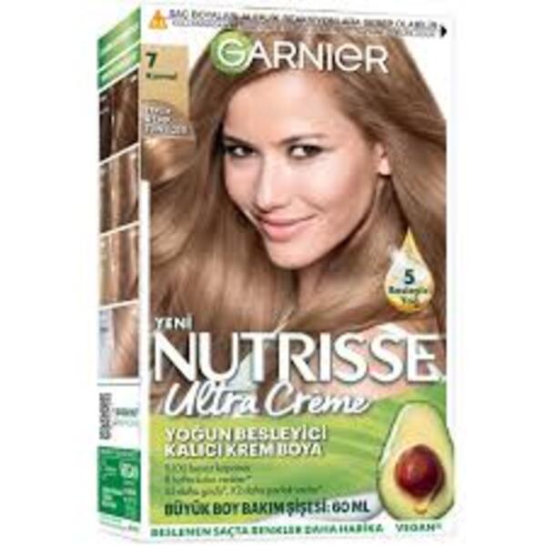 Garnier Saç Boyası Nutrisse Ultra Creme No:7 Kumral