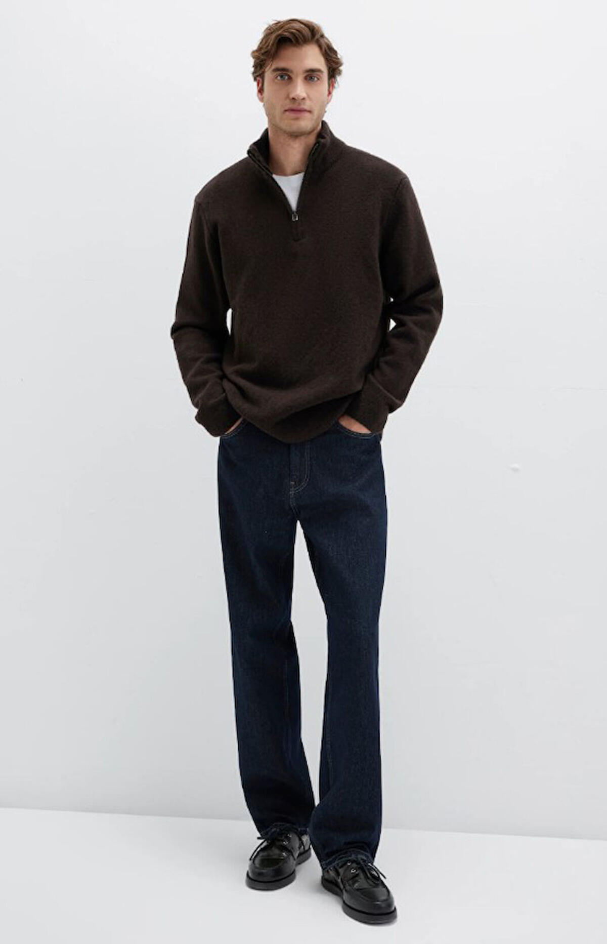 Mavi Erkek Kazak M0710380-89103 Kahve