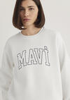 Mavi Sweatshirt M1611192-70057 Kırık Beyaz XS