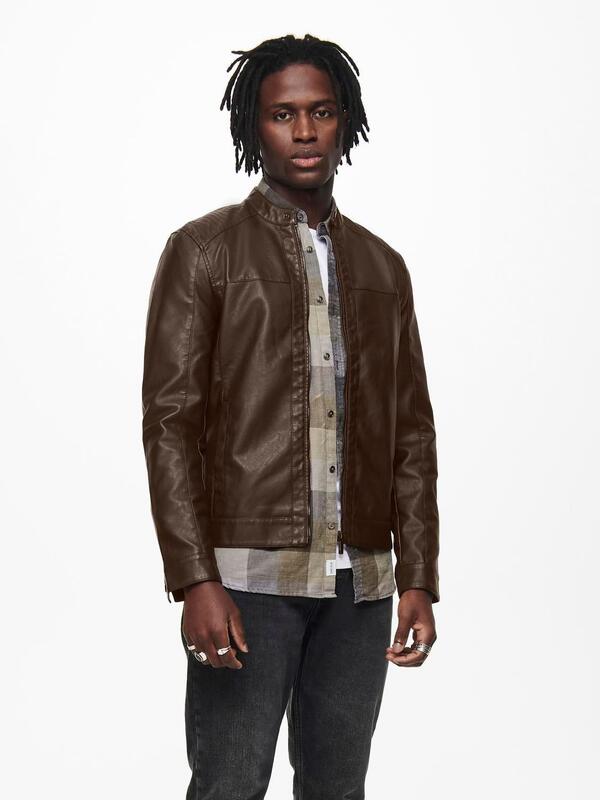 Only&Sons Ceket 22012339 Kahverengi