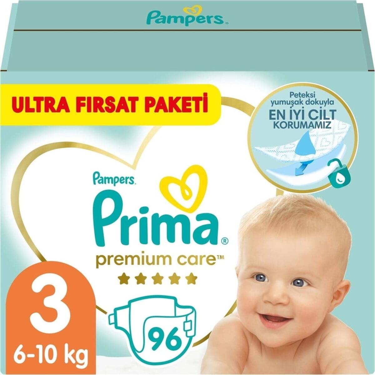 Prima Bez Premcare Midi Fırsat Paketi 3 Beden 96Lı
