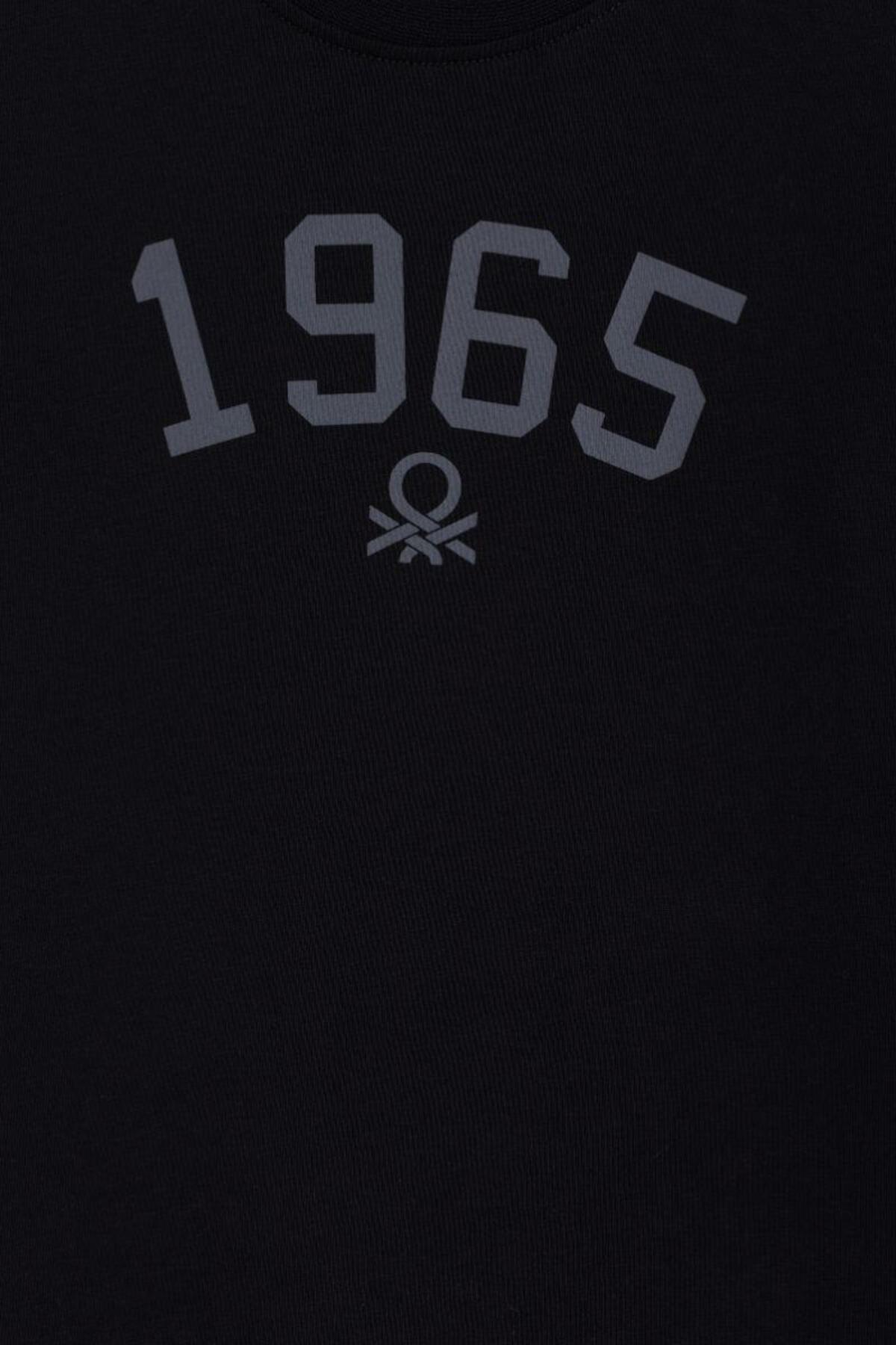 Benetton Tişört Erkek Çocuk BNT-B23339 26063 Siyah