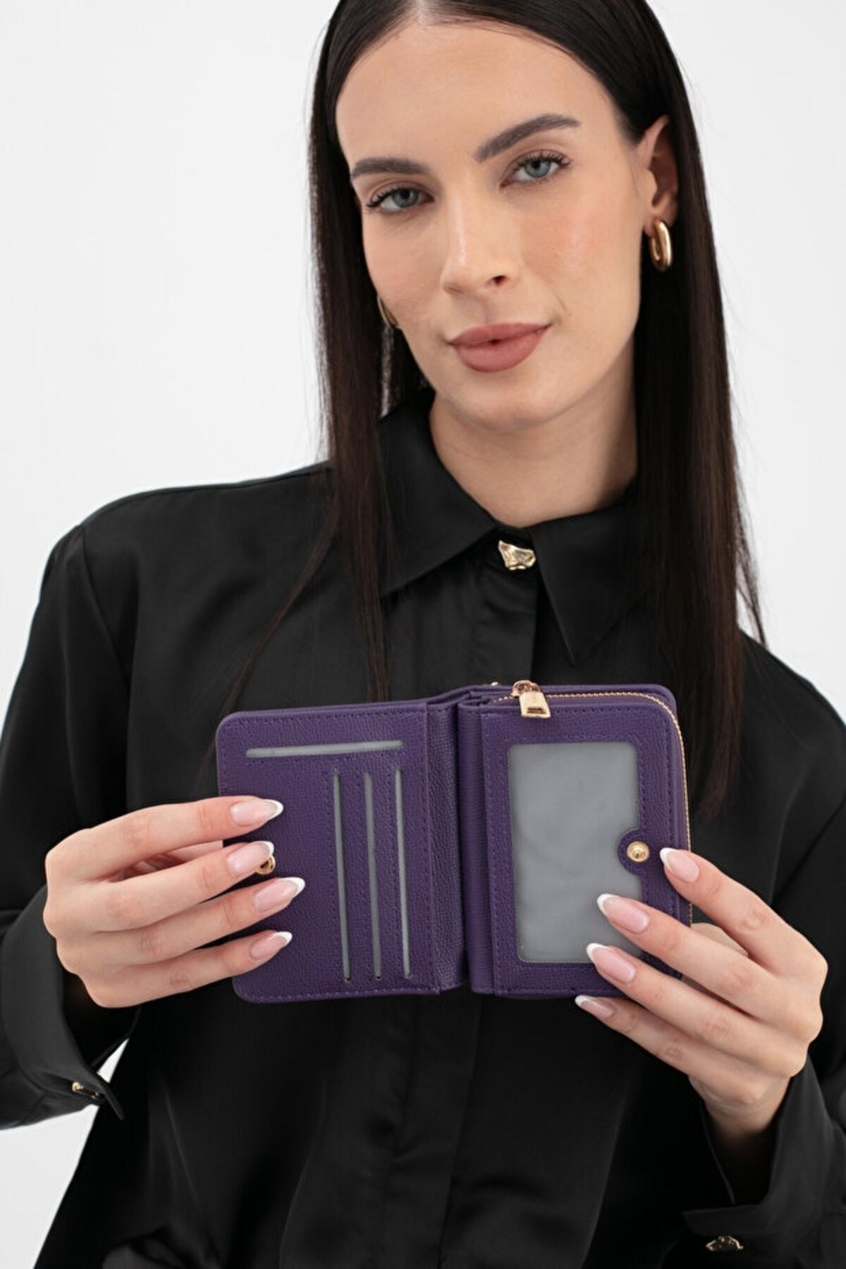 Sisley Kadın Cüzdan SLY_255 Mürdüm