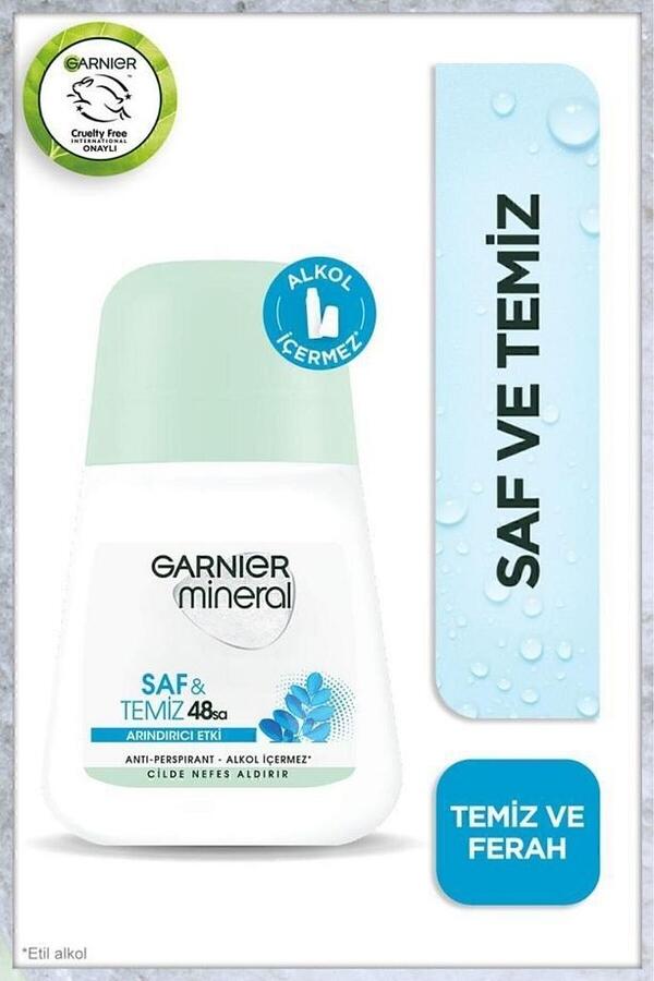 Garnier Mineral Roll-On Saf&Temiz 50Ml