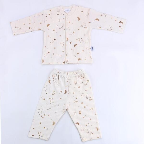 Sebi Pijama Takım 3-12 Ay Yıldız 9142