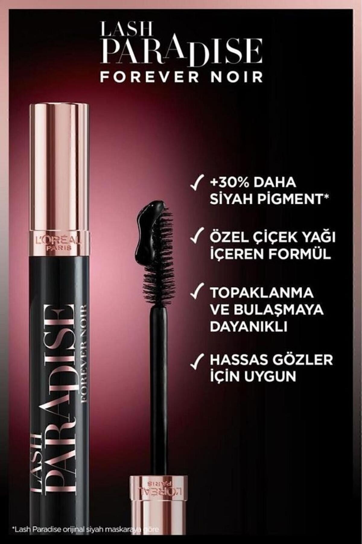 Loreal Paris Mascara Paradise Forever Noir Siyah